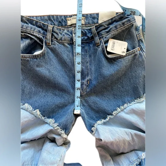 We The Free Dreamscape Tiered Denim Wide Leg size 25 NWT - Picture 8 of 14